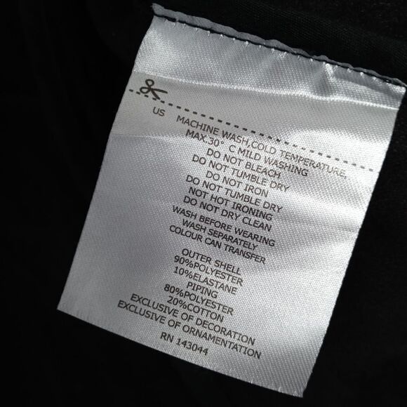 Bagatelle black waterfall vest size small - Picture 5 of 9